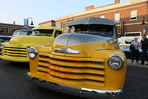 Vintage Yellow Chevy Truck – Ontario Car Show